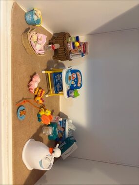 Kids Animal Playset Pretend Feeding Chair - Blue